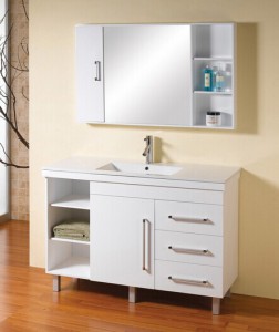 Glossy Modern Bathroom Cabinet (ZHUV)